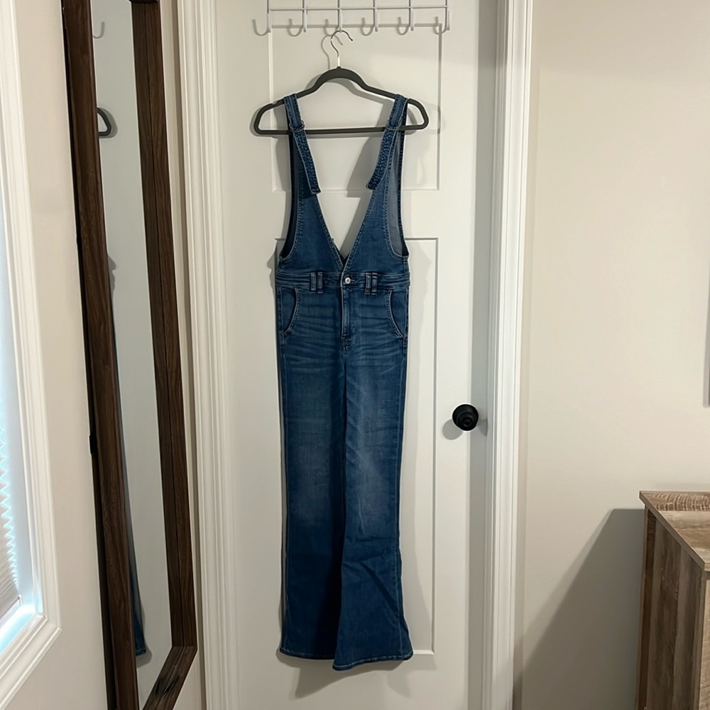 NWT American Eagle Flare Overalls